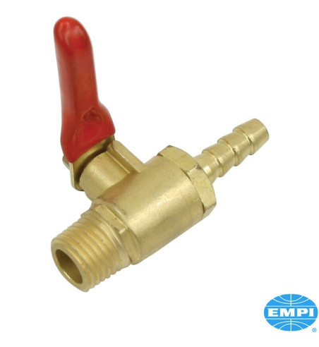 Zawór odcinający paliwo z wężem 1/4" i 1/4" NPT

