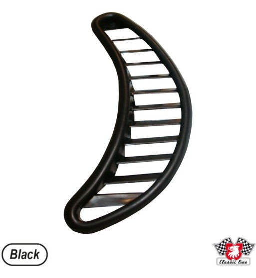 Trim plate for air vent, black, plastic, rear, left Trim plate for air vent, black, plastic, rear, left