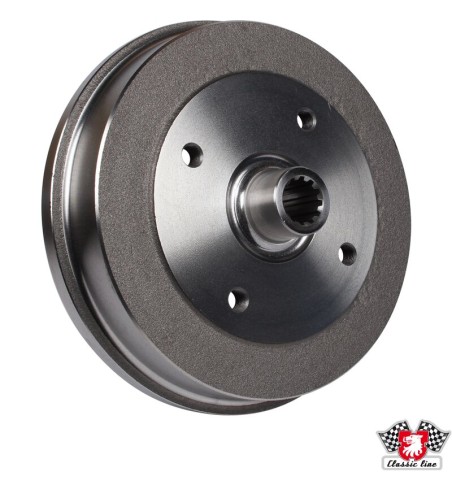 Brake drum, 230x50 mm, with 4 holes, rear
