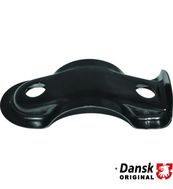 Reinforcement for front floor with suspension mounts by axle mounting