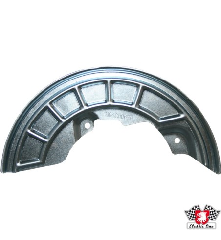Splash shield, front, left