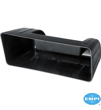 Ukryty schowek stereo, plastikowy, czarny