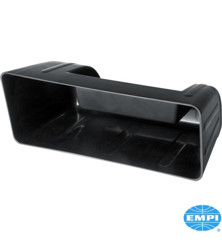 Ukryty schowek stereo, plastikowy, czarny
