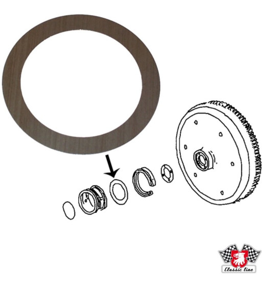 Podkładka koła zamachowego, 0,30 mm
Podkładka koła zamachowego, 0,30 mm
