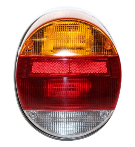 Lampa tylna z czerwonym/pomarańczowym/przezroczystym szkłem, lewa/prawa, bez znaku E
