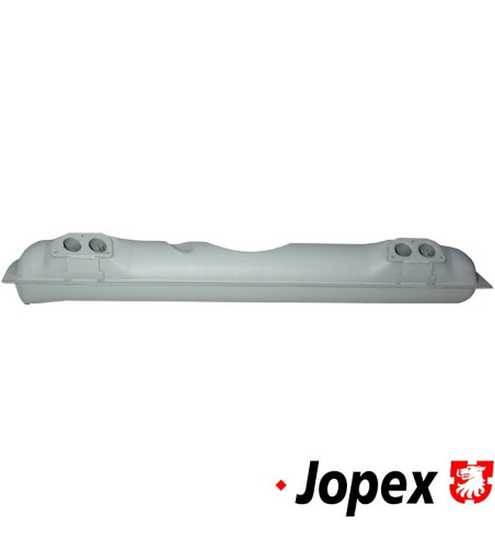 Exhaust rear. Made of steel with grey paint. With TÜV/EEC approval