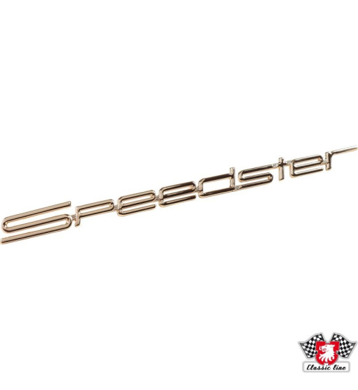 Emblemat Speedster na błotnik przedni, złoty
Emblemat Speedster na błotnik przedni, złoty