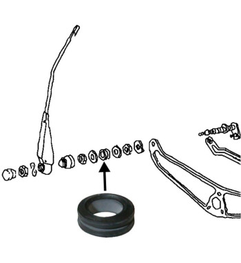 Tuleja mechanizmu wycieraczek
