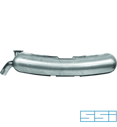 Exhaust rear, with one Ø60 mm tail pipe. Made of stainless steel. With TÜV/EEC approval