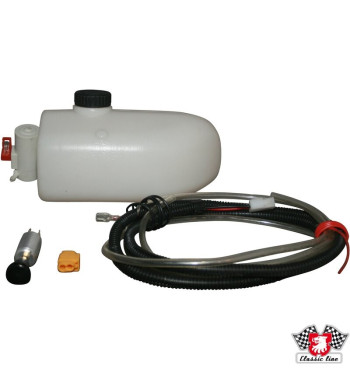 Zestaw zbiornika spryskiwacza szyby, elektryczny, 12V
