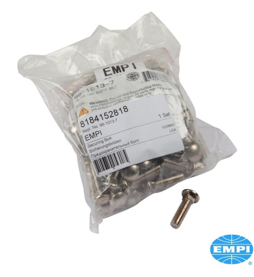 Zestaw śrub zderzaka, długi, 8x31 mm, chrom, 100 sztuk
Zestaw śrub zderzaka, długi, 8x31 mm, chrom, 100 sztuk