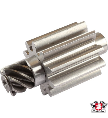 Oil pump gear with tachometer drive, lower