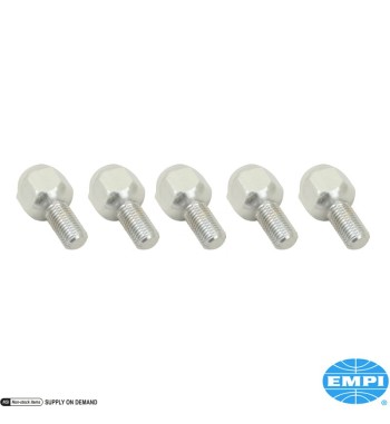 Zestaw śrub do felg stalowych i aluminiowych, M12x1,5, długość 20 mm, 5 sztuk
