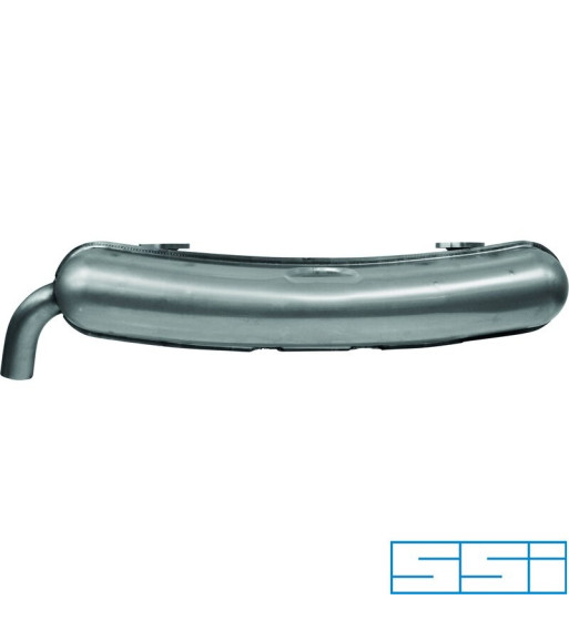Exhaust rear, with one Ø60 mm tail pipe. Made of stainless steel. With TÜV/EEC approval