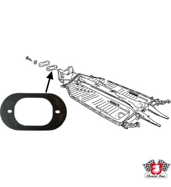 Seal for inspection cover/frame head, round corner style