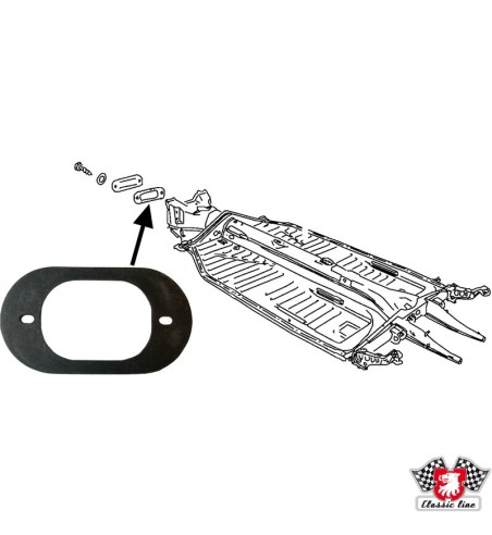 Seal for inspection cover/frame head, round corner style