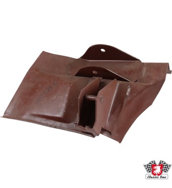 Jack support plate with ex. plate and bracket for trailing arm, rear right