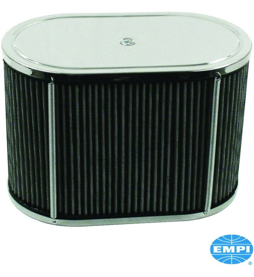 Filtr powietrza, owalny, wysokość 6 1/8", do gaźników Empi HPMX, IDF i D
Filtr powietrza, owalny, wysokość 6 1/8", do gaźników Empi HPMX, IDF i D