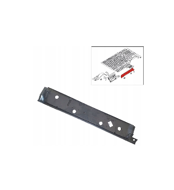 Web plate for bottom plate, left