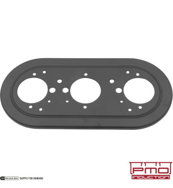 Air filter/Water shield base plate for PMO carburetor