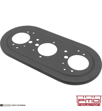 Air filter/Water shield base plate for PMO carburetor