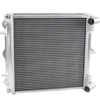 Radiator, 508x432x177 mm, left/right. Made of aluminium