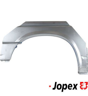 Wheel arch, rear, right. Fits short wheel base
