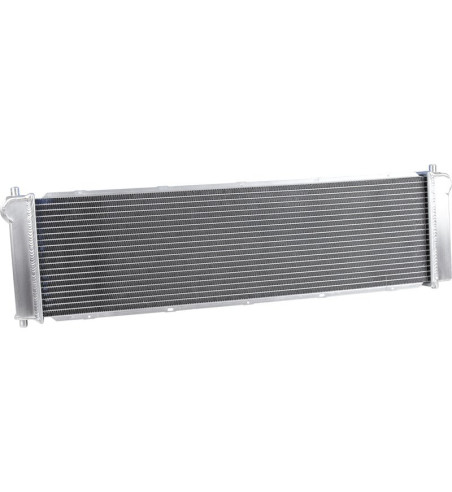 Chłodnica, 609x170x44 mm, środek. Wykonany z aluminium i plastiku
