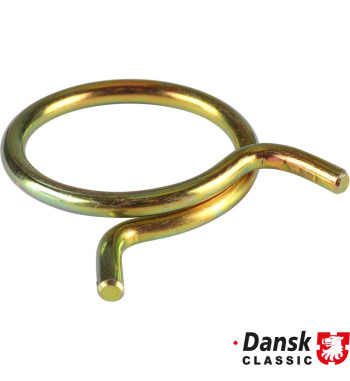 Clamp for drain tube for fresh air box, galvanised steel