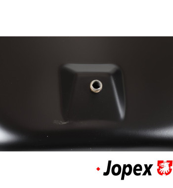 Fuel tank with fuel filler neck, 80 mm, without hole for fuel sender