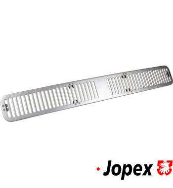 Ventilation grille, metal, front