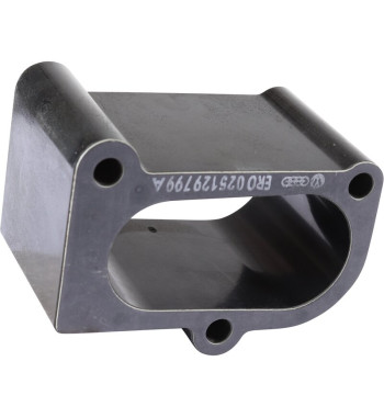Intermediate flange for carburettor to intake manifold