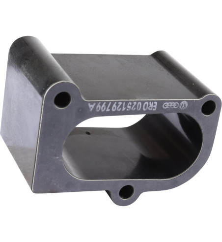 Intermediate flange for carburettor to intake manifold
