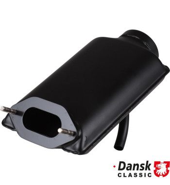 Oil filler and breather, stainless steel, black painted