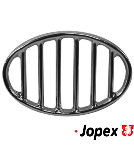 Horn grille, metal, anodized. 2 pieces needed per car