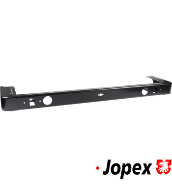Bumper, rear, black powder coated