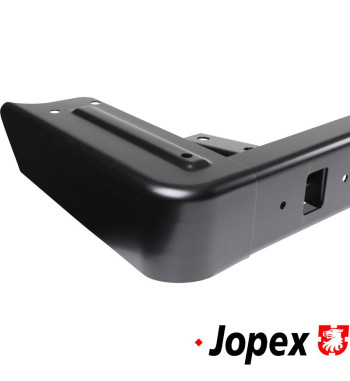 Bumper, rear, black powder coated