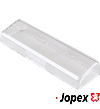 Cover for fuse box, clear, for 8 fuses