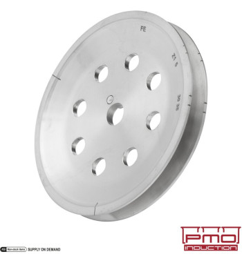 Pulley for crankshaft, Ø116 mm, titanium