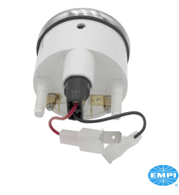 Woltomierz z chromowanym pierścieniem, 9-17 V, Ø52 mm 8199603108