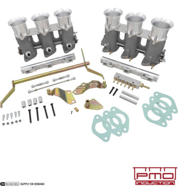 46 mm EFI throttle body set in tumbled aluminum
