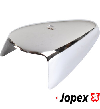 Housing for indicator, front, left/right. Made of chromed metal