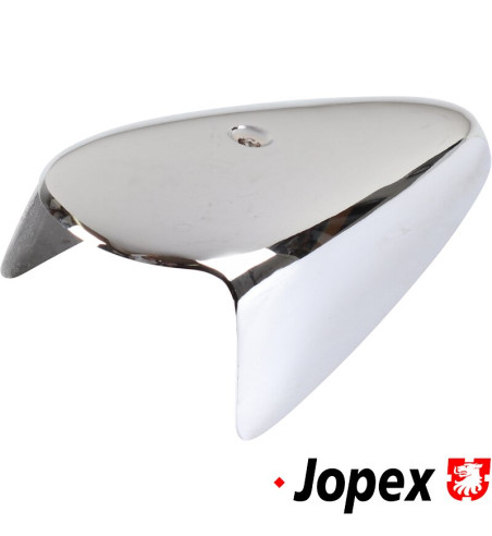 Housing for indicator, front, left/right. Made of chromed metal