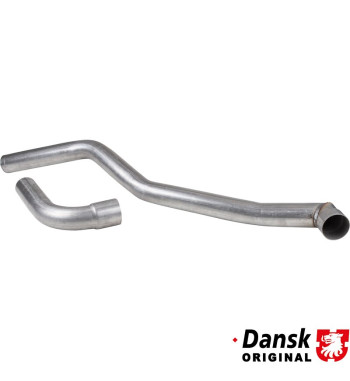 Heater tube set inside side member, metal, 2 pieces, left. Fits inside 1682500370