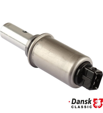 Solenoid for variable camshaft adjuster