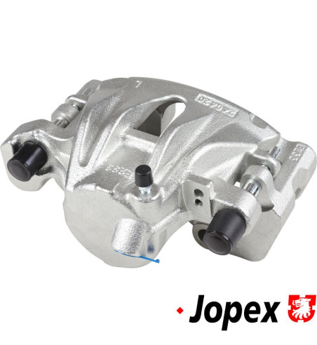 Brake caliper, with carrier, front, left  