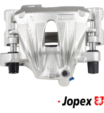 Brake caliper, with carrier, front, left