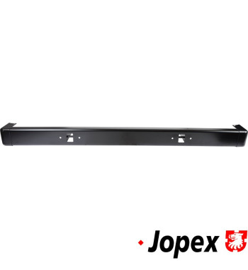 Bumper, front, black powder coated
