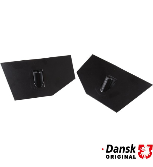 Seat belt anchor plate set, left/right, welded on parcel shelf Seat belt anchor plate set, left/right, welded on parcel shelf