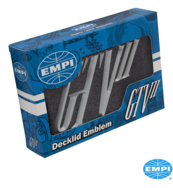 GTV II emblem for engine lid. Made of billet aluminium
